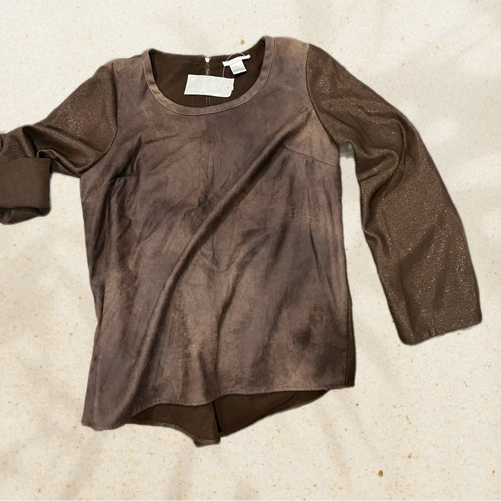Alberto Makali Chocolate Long Sleeve Top